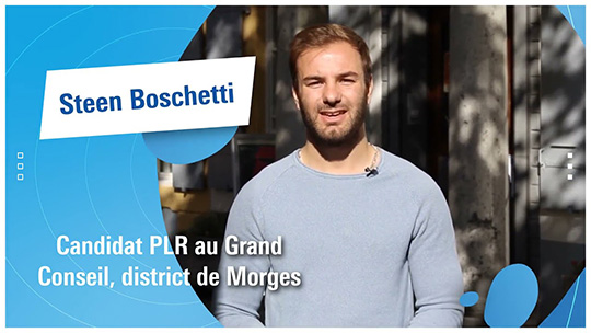 Vidéo Steen Boschetti pour les Elections cantonales Vidéo Steen Boschetti pour les Elections cantonales