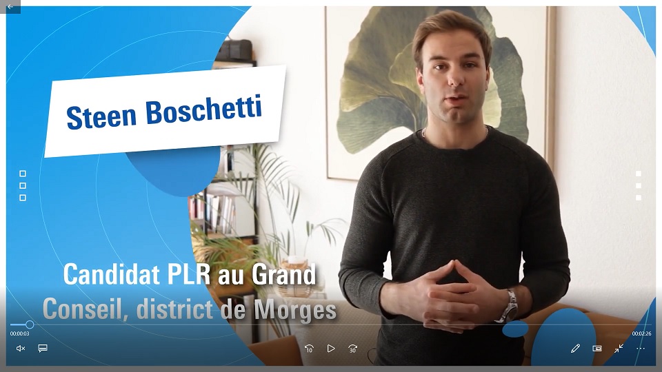 Sans titre Vidéo Steen Boschetti pour les Elections cantonales